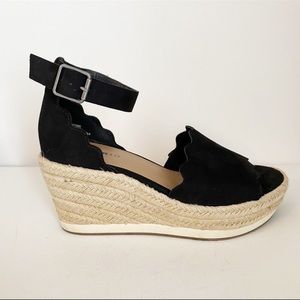 Torrid Scalloped Platform Wedge Espadrille - 7.5W